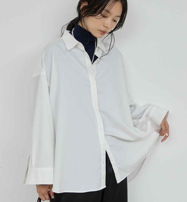  「【ルミネ限定カラーあり！】ツイルオーバーシャツ」|シャツ・ブラウス|