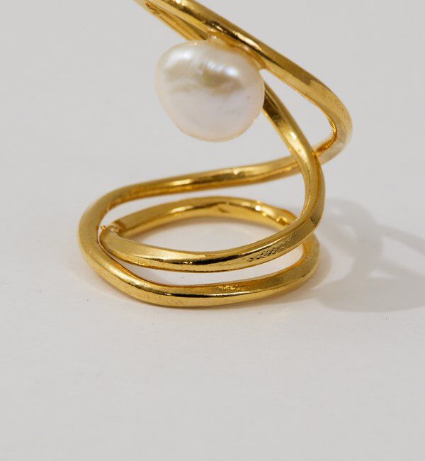  「スパイラルパールリング」|リング|