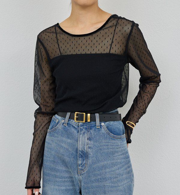  「【2way】チュールプルオーバー」|Tシャツ・カットソー|