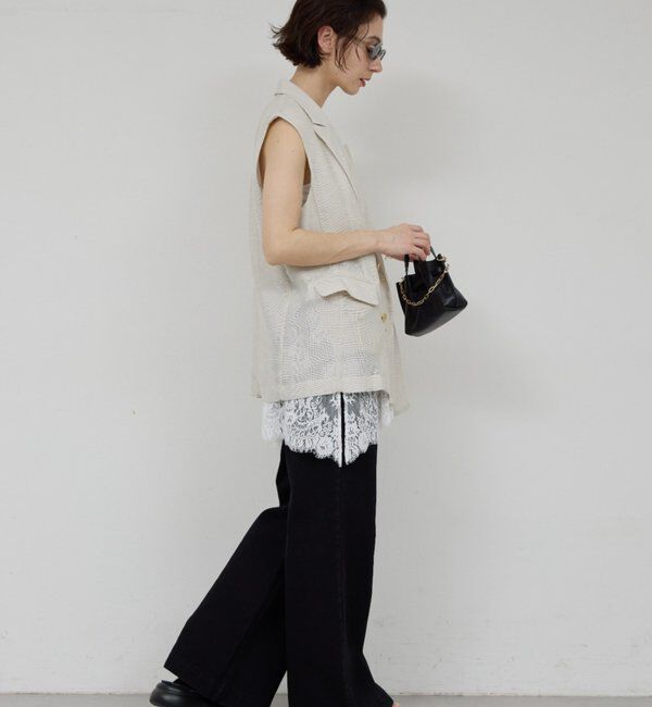  「コードレースキャミチュニック」|シャツ・ブラウス|