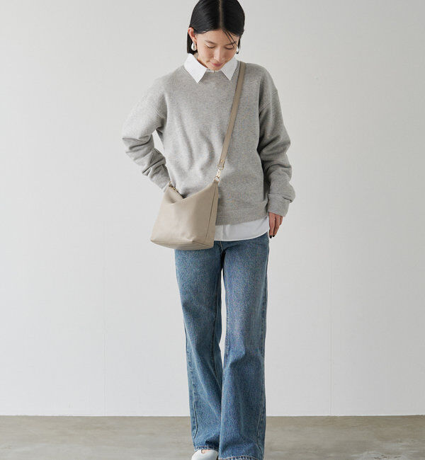  「ソフトレザーシンプルショルダーバッグ 」|ショルダー・メッセンジャー|