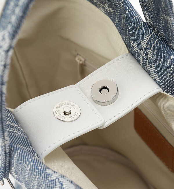  「デニムジャガード2WAYワンショルダーバッグ」|トートバッグ|