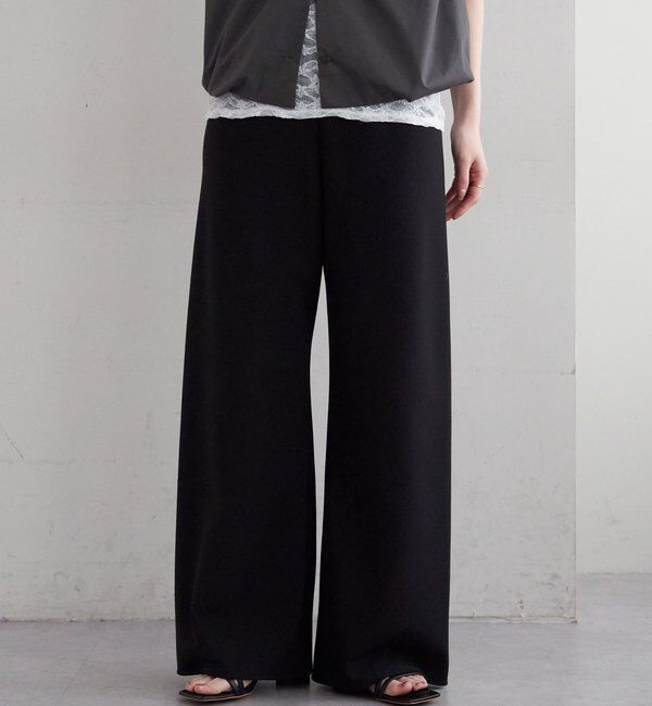  「ダブルクロスワイドパンツ」|チノ|
