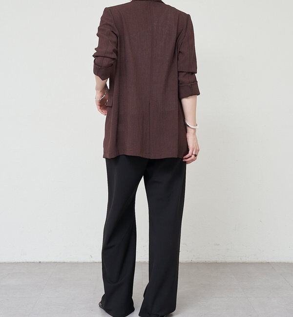  「ダブルクロスワイドパンツ」|チノ|