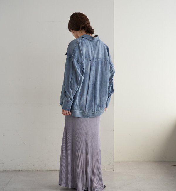  「シアーデニムシャツ」|シャツ・ブラウス|