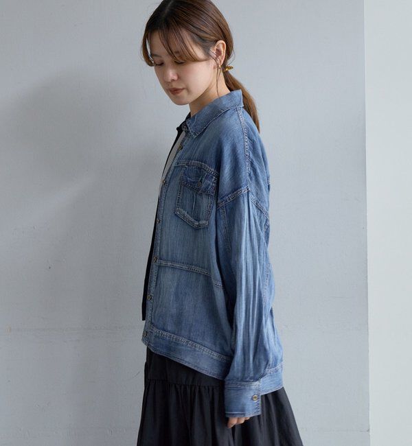  「シアーデニムシャツ」|シャツ・ブラウス|
