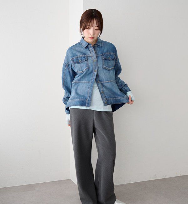  「シアーデニムシャツ」|シャツ・ブラウス|