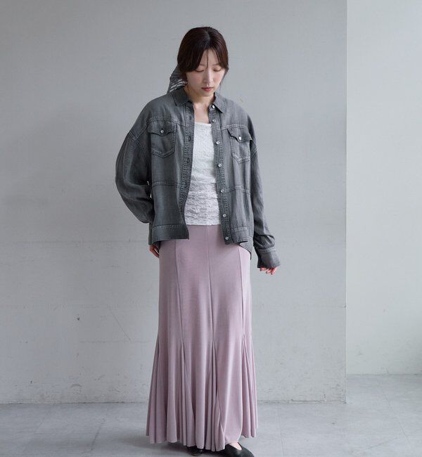  「シアーデニムシャツ」|シャツ・ブラウス|