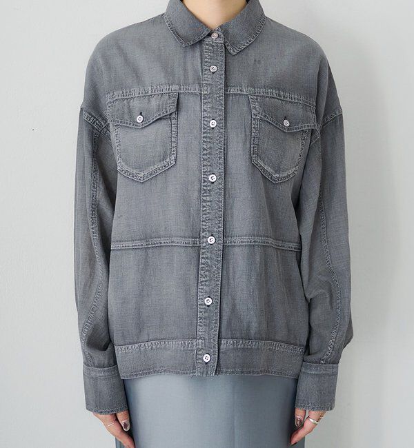  「シアーデニムシャツ」|シャツ・ブラウス|