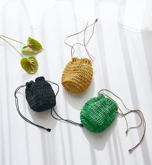 collex「【WEB限定】【BAGMATI】 ABACA巾着バッグ」|ショルダー・メッセンジャー|