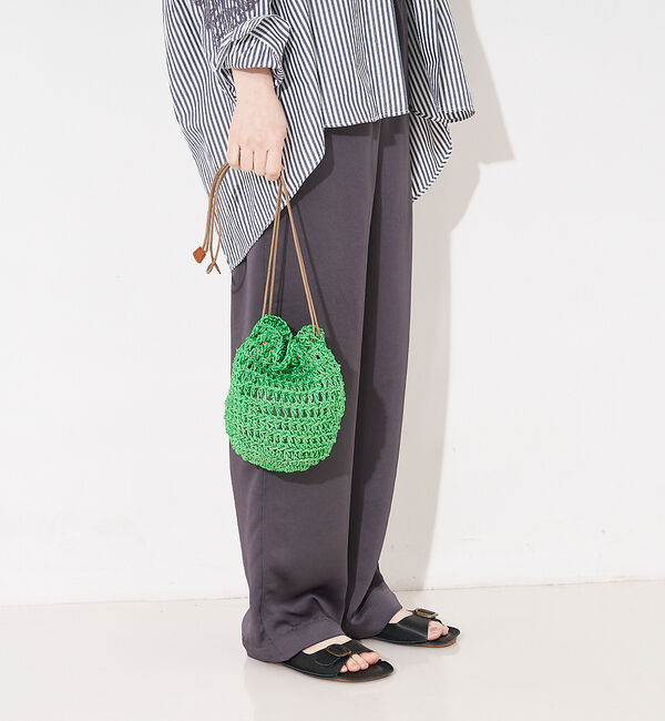 collex「【WEB限定】【BAGMATI】 ABACA巾着バッグ」|ショルダー・メッセンジャー|