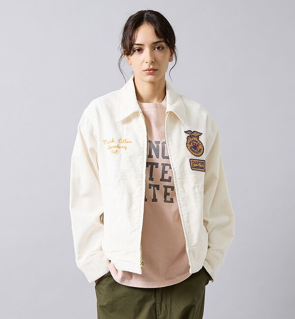 ABAHOUSE「【THRIFTY LOOK スリフティルック】 FFA JACKET/ファーマー」|ブルゾン・スタジャン|