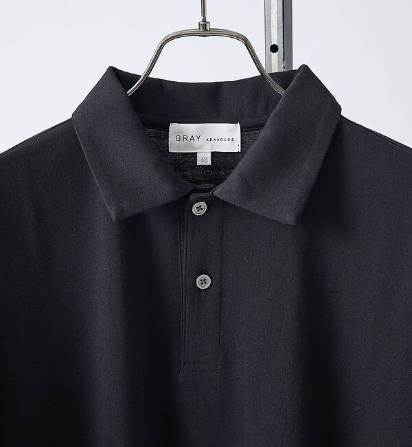 ABAHOUSE「【抗菌防臭/UVカット】シルケットポンチ 半袖ポロシャツ【予約】」|ポロシャツ|