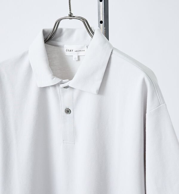ABAHOUSE「【抗菌防臭/UVカット】シルケットポンチ 半袖ポロシャツ【予約】」|ポロシャツ|