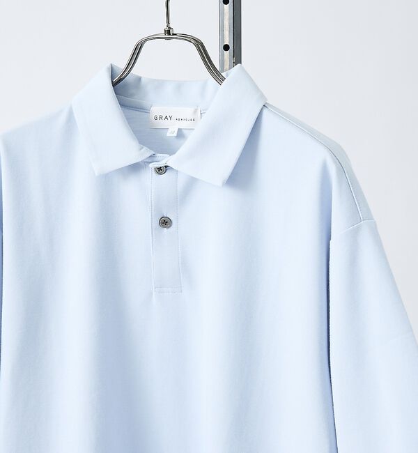 ABAHOUSE「【抗菌防臭/UVカット】シルケットポンチ 半袖ポロシャツ【予約】」|ポロシャツ|