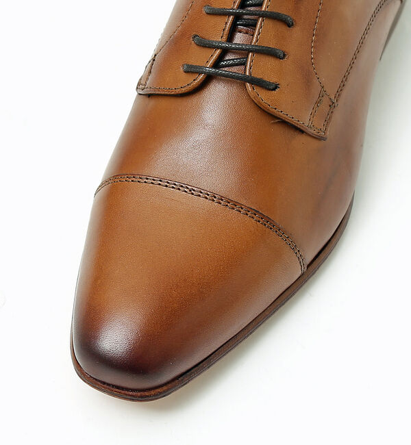 alfredoBANNISTER「【一部店舗＋WEB限定】レザーソール セミスクエア ストレートチップシューズ」|ビジネス・ドレスシューズ|