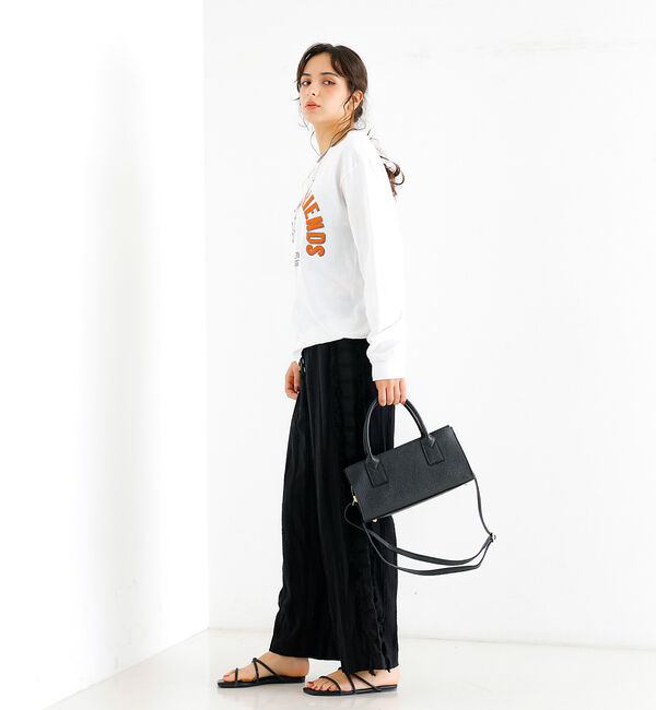 Rouge vif「【Le Melange/ル・メランジュ】カットドビー イージーパンツ / フリン」|その他|