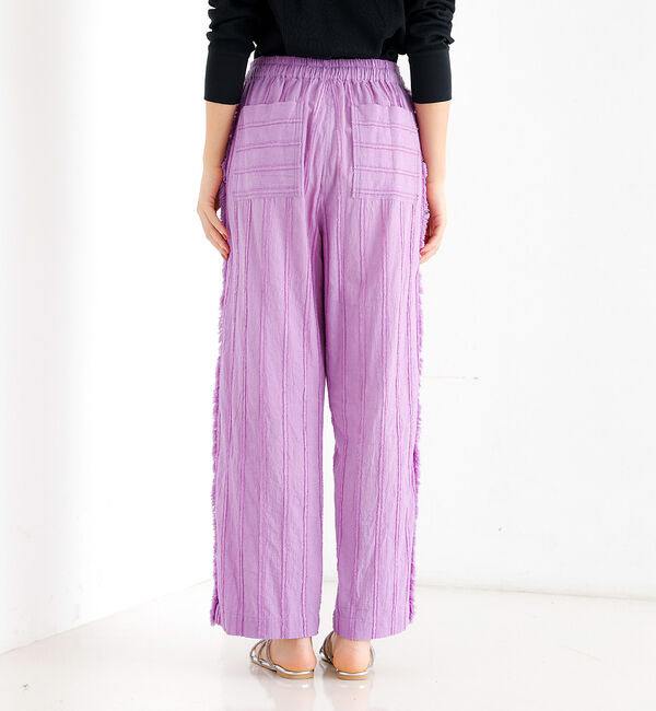 Rouge vif「【Le Melange/ル・メランジュ】カットドビー イージーパンツ / フリン」|その他|