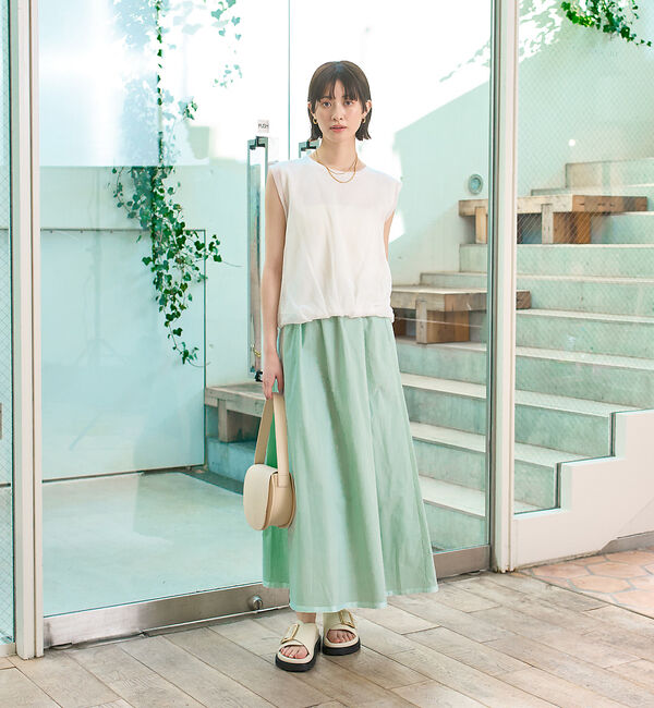 Rouge vif「イージーウエストギャザースカート」|スカート|