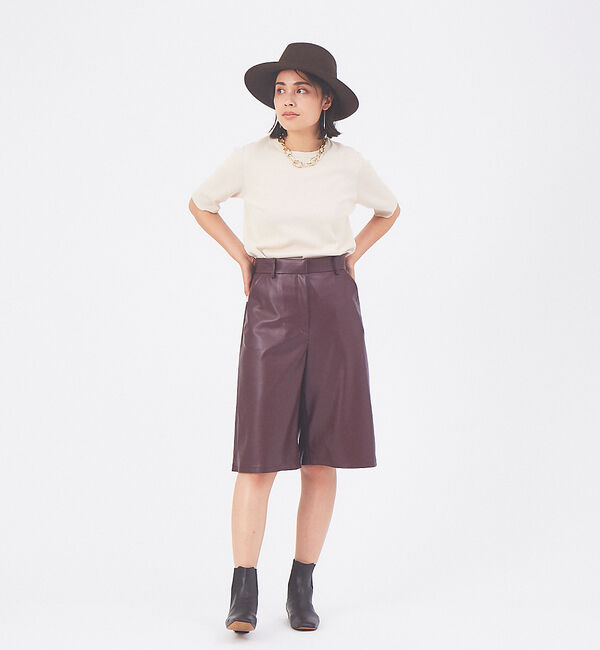qualite「エコレザーハーフパンツ」|その他|