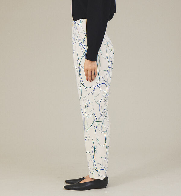 qualite「《セットアップ対応》ドローイングハイウエストテーパードパンツ」|その他|