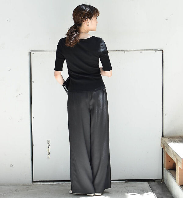 qualite「ランダムテレコTシャツ」|Tシャツ・カットソー|