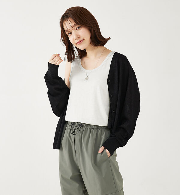 abahouse mavie「ラメタンクトップ」|キャミソール|