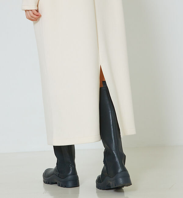 abahouse mavie「【大人のいちまんワンピ】シルキーダンボールワンピ」|ワンピース|