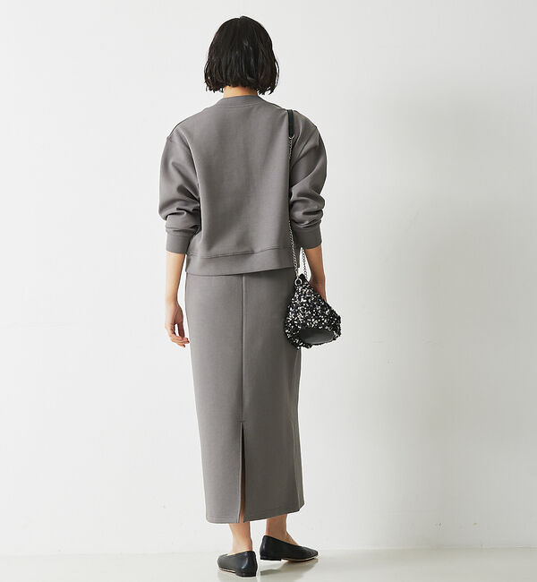 abahouse mavie「【セットアップ対応】シルキーダンボールカーディガン」|カーディガン|