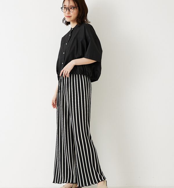 abahouse mavie「ドロストショートシャツ」|シャツ・ブラウス|