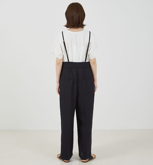 abahouse mavie「【セットアップ対応】ライトツイードサスペンダーパンツ」|その他|