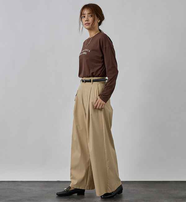 abahouse mavie「ロゴロンT」|Tシャツ・カットソー|