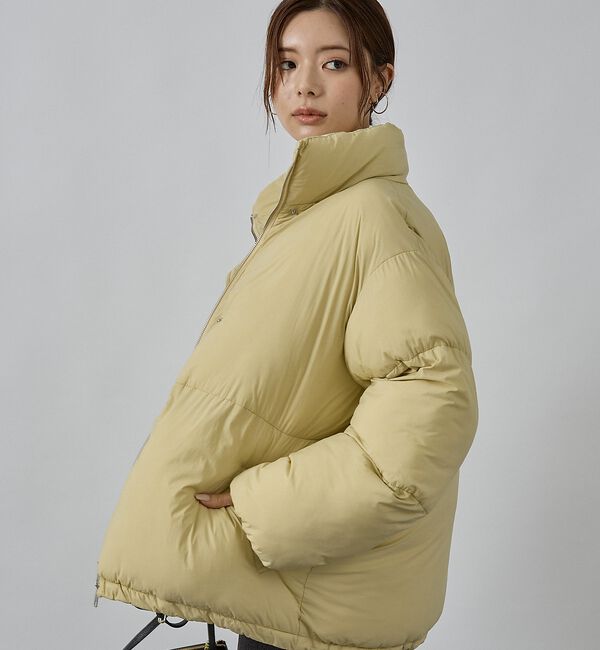 abahouse mavie「【non-no掲載】中綿オーバースタンドブルゾン」|ブルゾン・スタジャン|