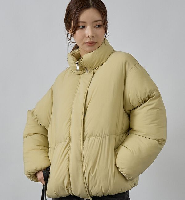 abahouse mavie「【non-no掲載】中綿オーバースタンドブルゾン」|ブルゾン・スタジャン|