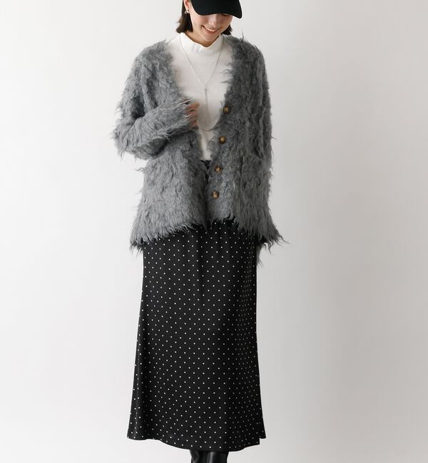 abahouse mavie「ドットマーメイドスカート」|スカート|