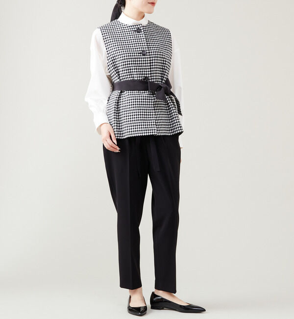 TIARA「クルーネックジレ（セットアップ可）」|ベスト・ジレ|