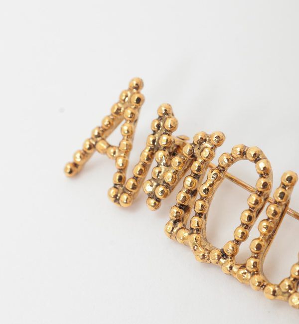 TIARA「【ADER.bijoux/アデルビジュー】CUTSTEEL amour brooch」|ブローチ・コサージュ|