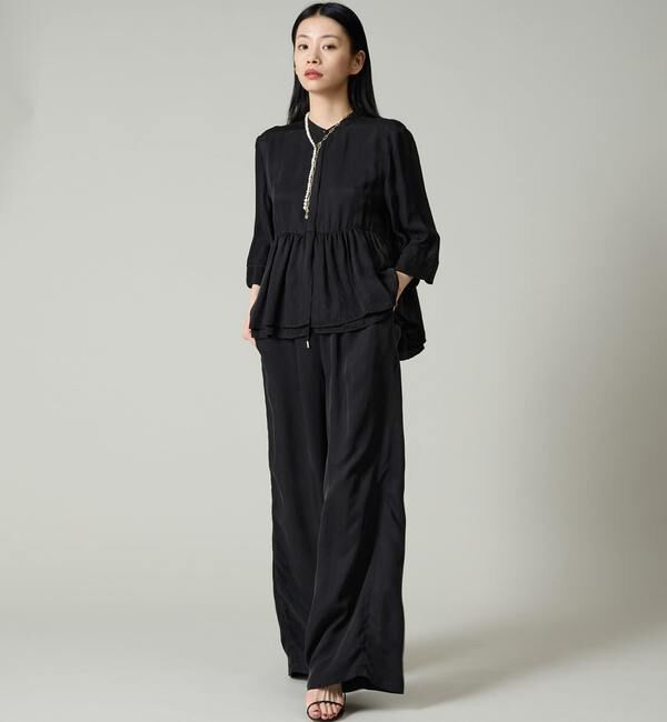 Liesse「ドロストワイドパンツ（セットアップ対応）」|その他|