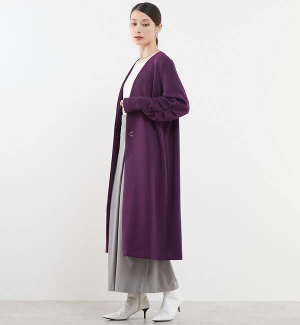 Soffitto「《定番》ノーカラータックスリーブコート（一部WEB限定カラー）」|その他|