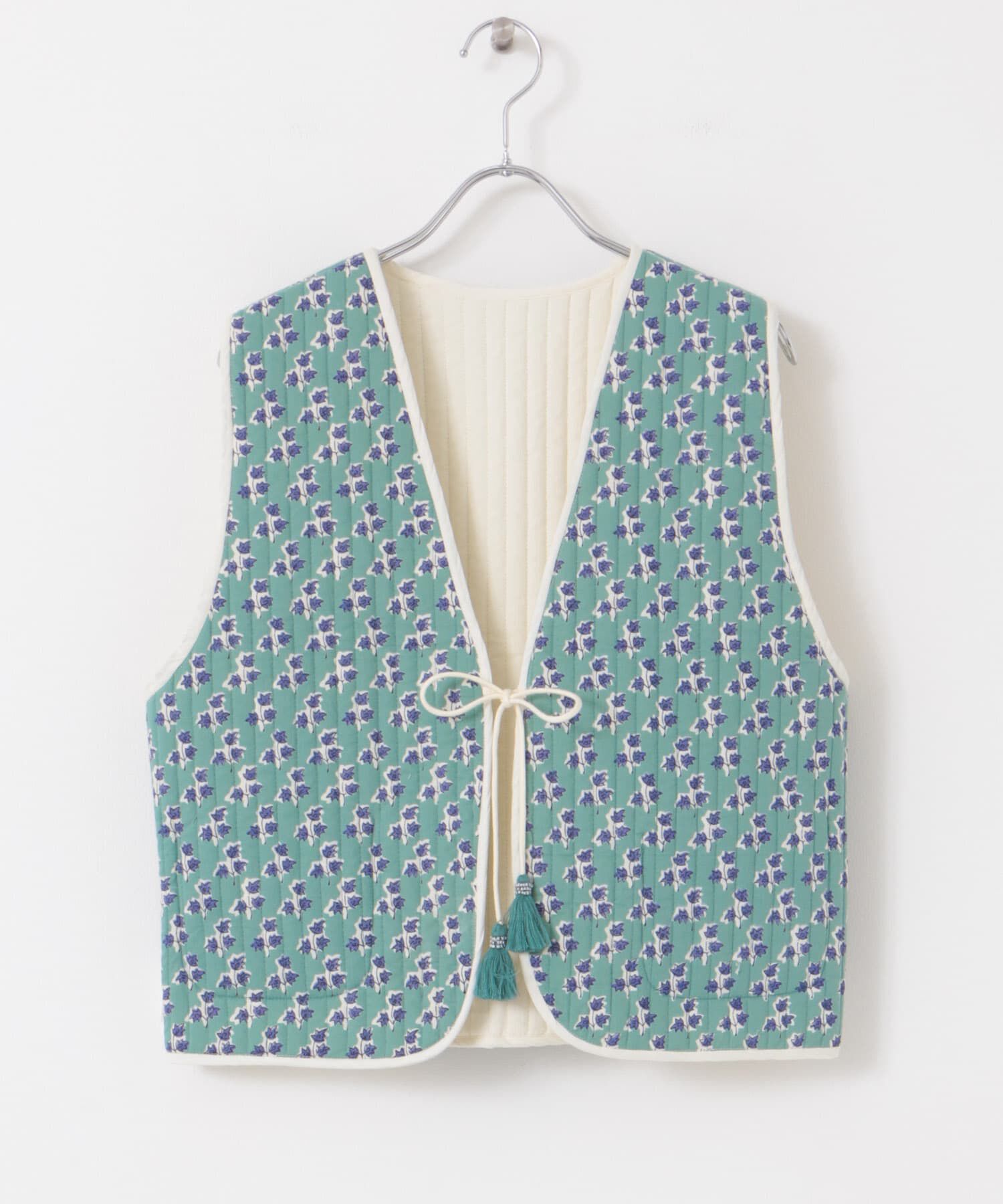 URBAN RESEARCH DOORS「コットンリバーシブルキルティングベスト」|ダウンベスト・ベスト|