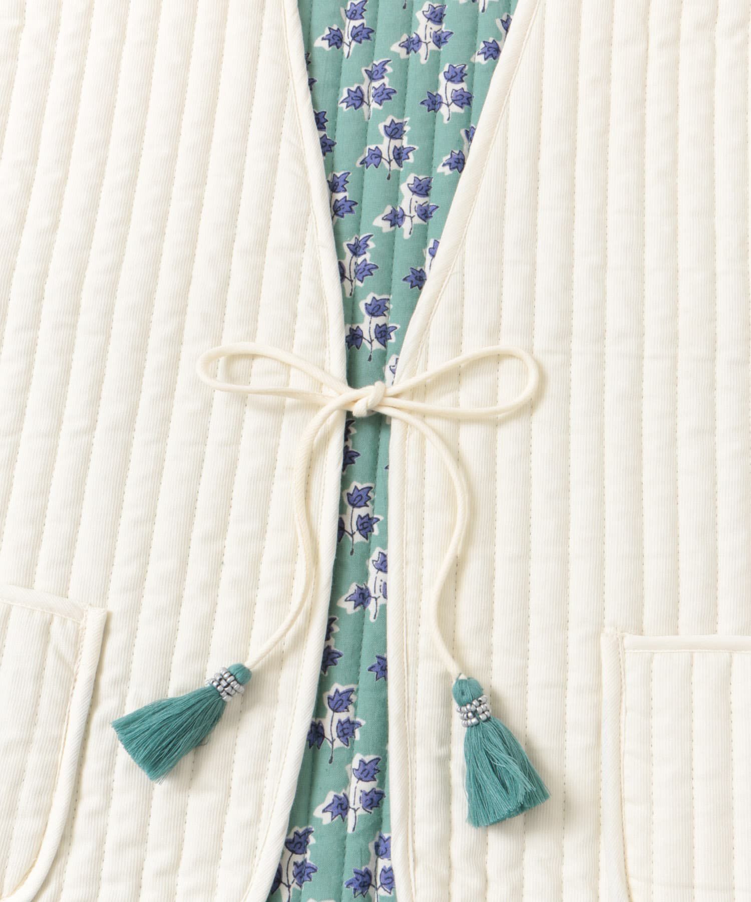 URBAN RESEARCH DOORS「コットンリバーシブルキルティングベスト」|ダウンベスト・ベスト|