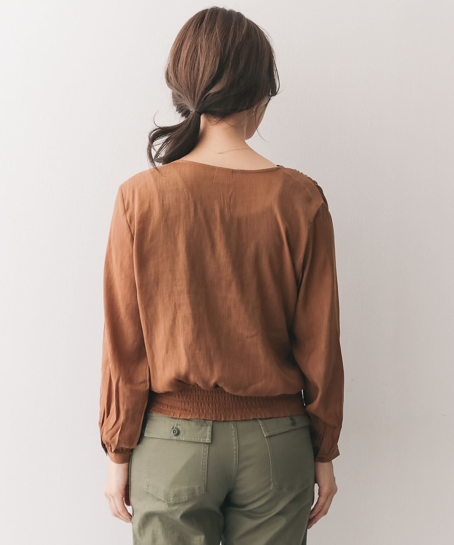 URBAN RESEARCH DOORS「カシュクールブラウス&there4;」|シャツ・ブラウス|