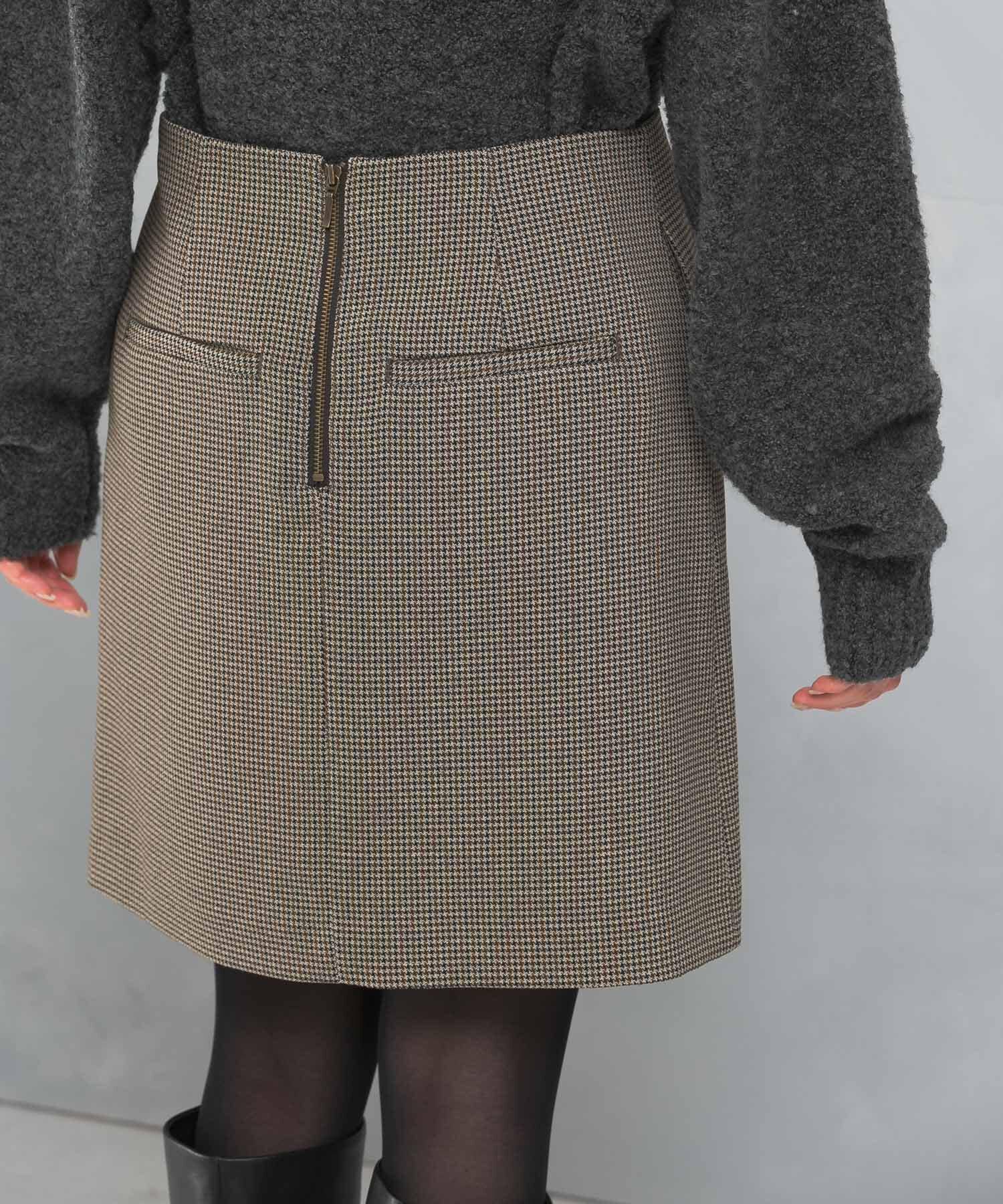 URBAN RESEARCH ROSSO「バックファスナーミニスカート」|スカート|