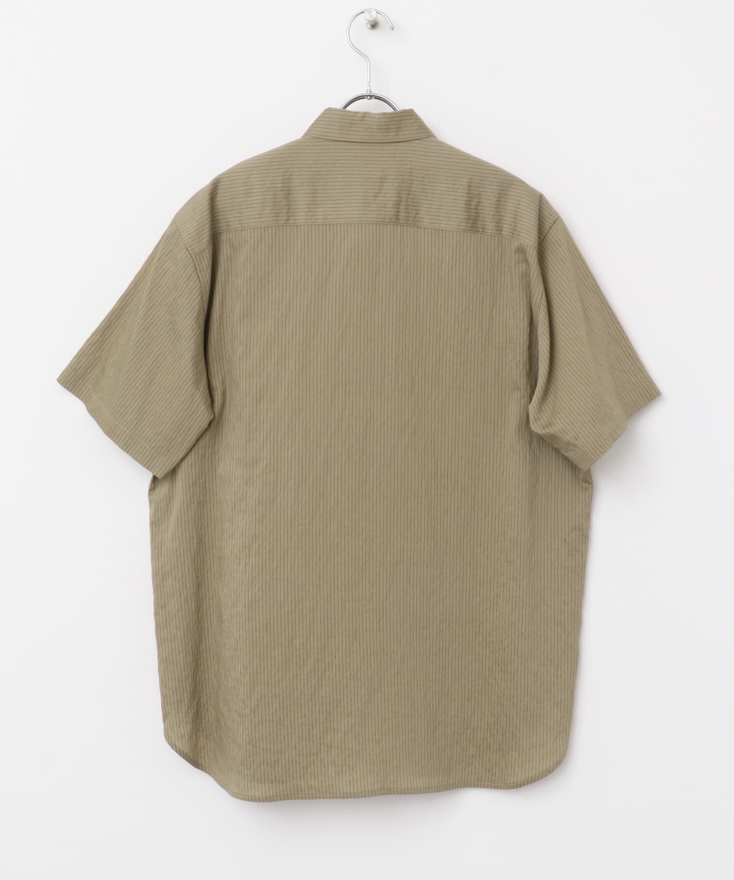 URBAN RESEARCH ROSSO「『WEB限定』『XLサイズあり』ストライプレギュラーカラー半袖シャツ」|シャツ・ブラウス|