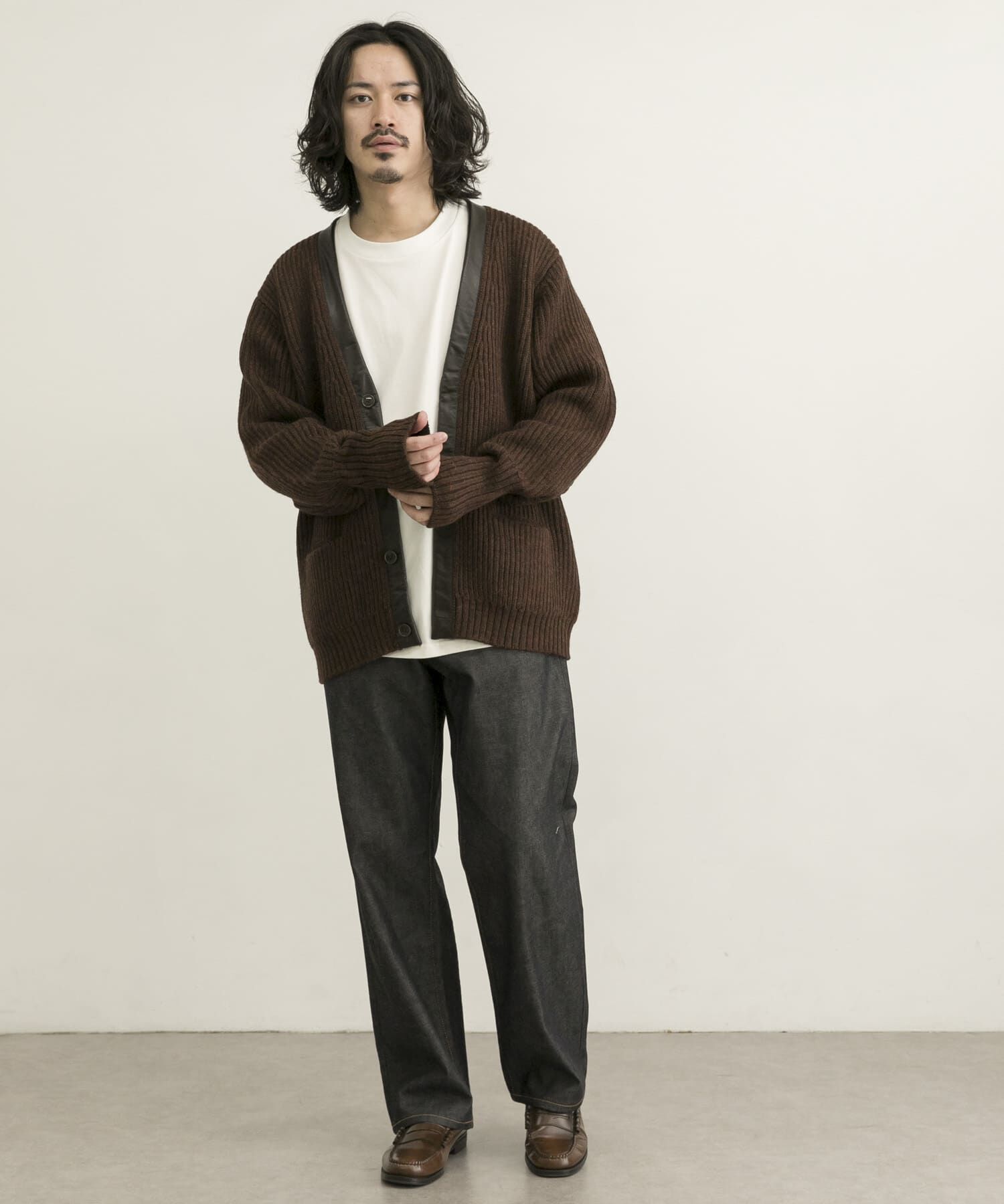 URBAN RESEARCH「COSEI　5G両畦 CARDIGAN」|カーディガン|