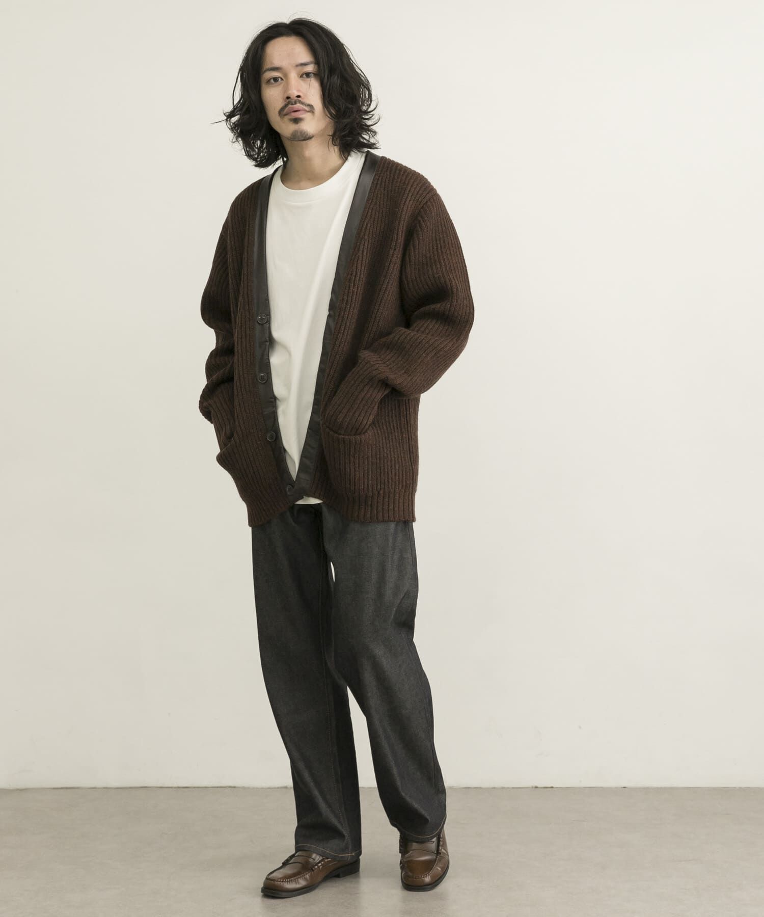 URBAN RESEARCH「COSEI　5G両畦 CARDIGAN」|カーディガン|