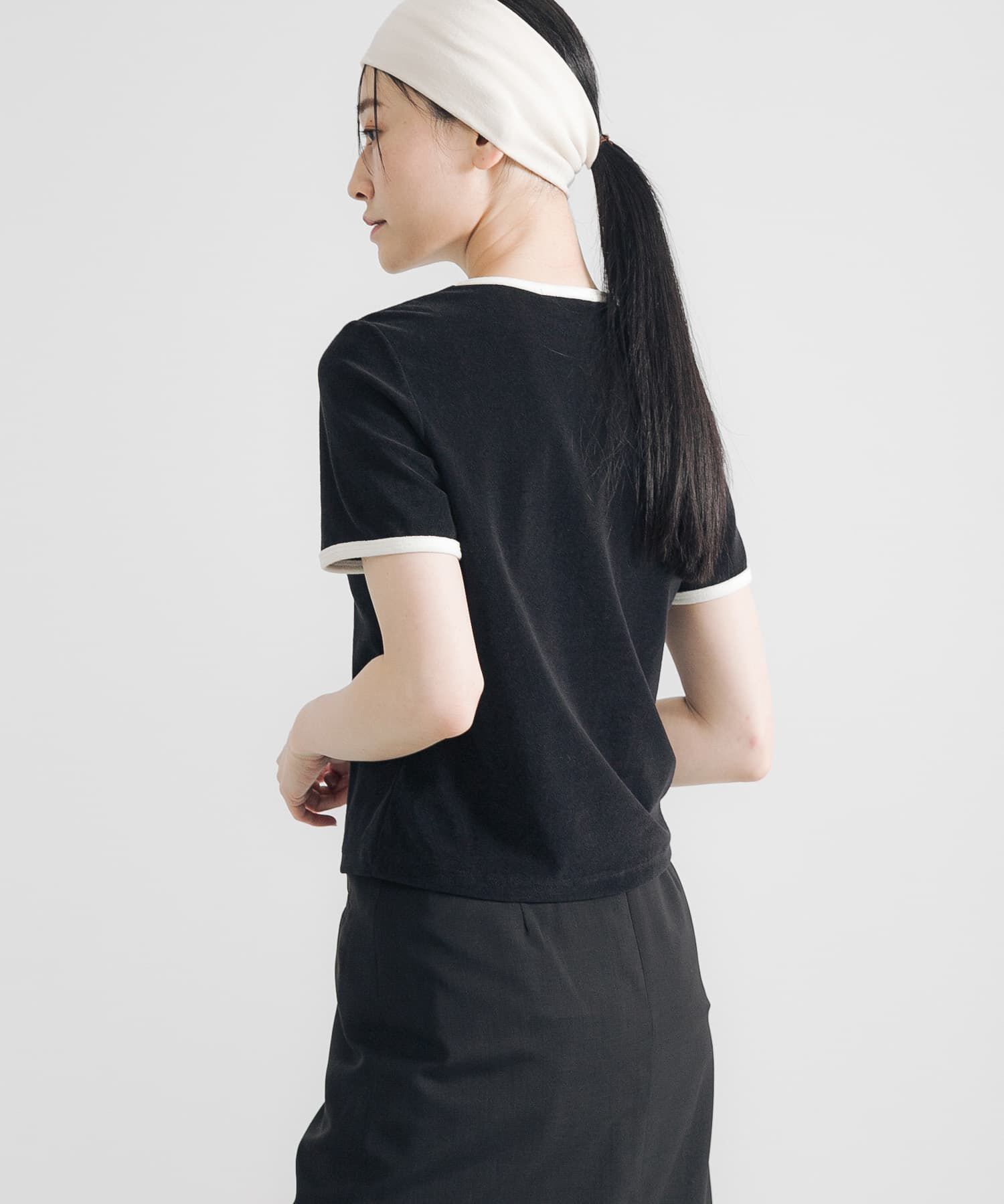 URBAN RESEARCH「パイルリンガーコンパクトTシャツ」|Tシャツ・カットソー|