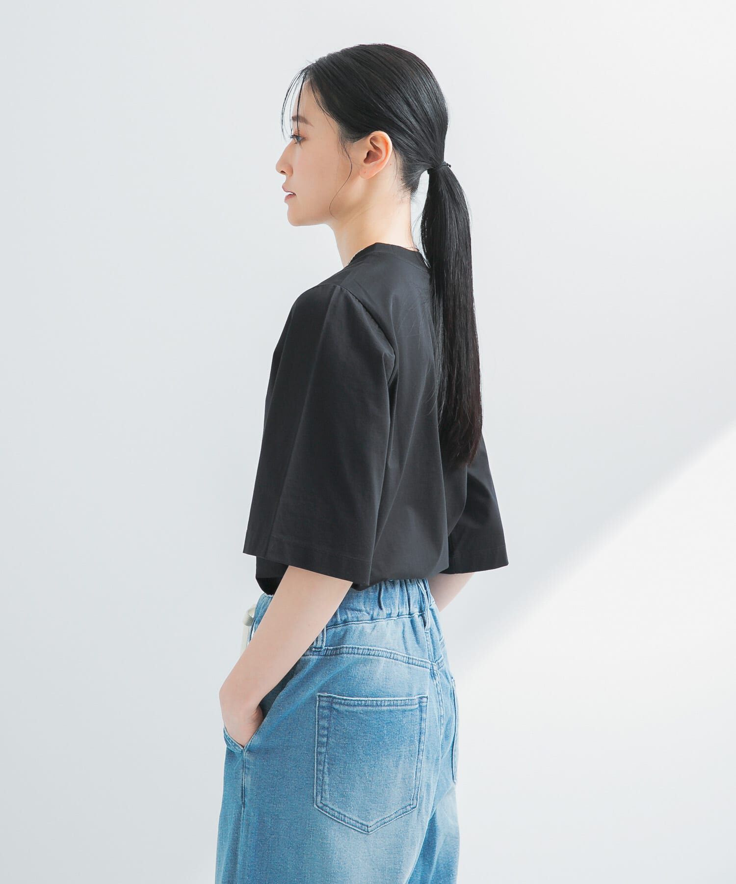 URBAN RESEARCH「スーピマコットンハーフスリーブカットソー」|Tシャツ・カットソー|