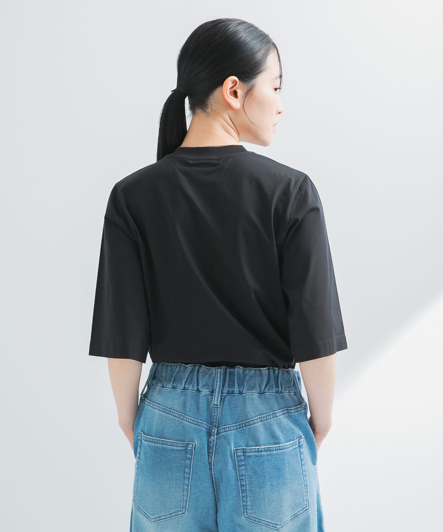 URBAN RESEARCH「スーピマコットンハーフスリーブカットソー」|Tシャツ・カットソー|