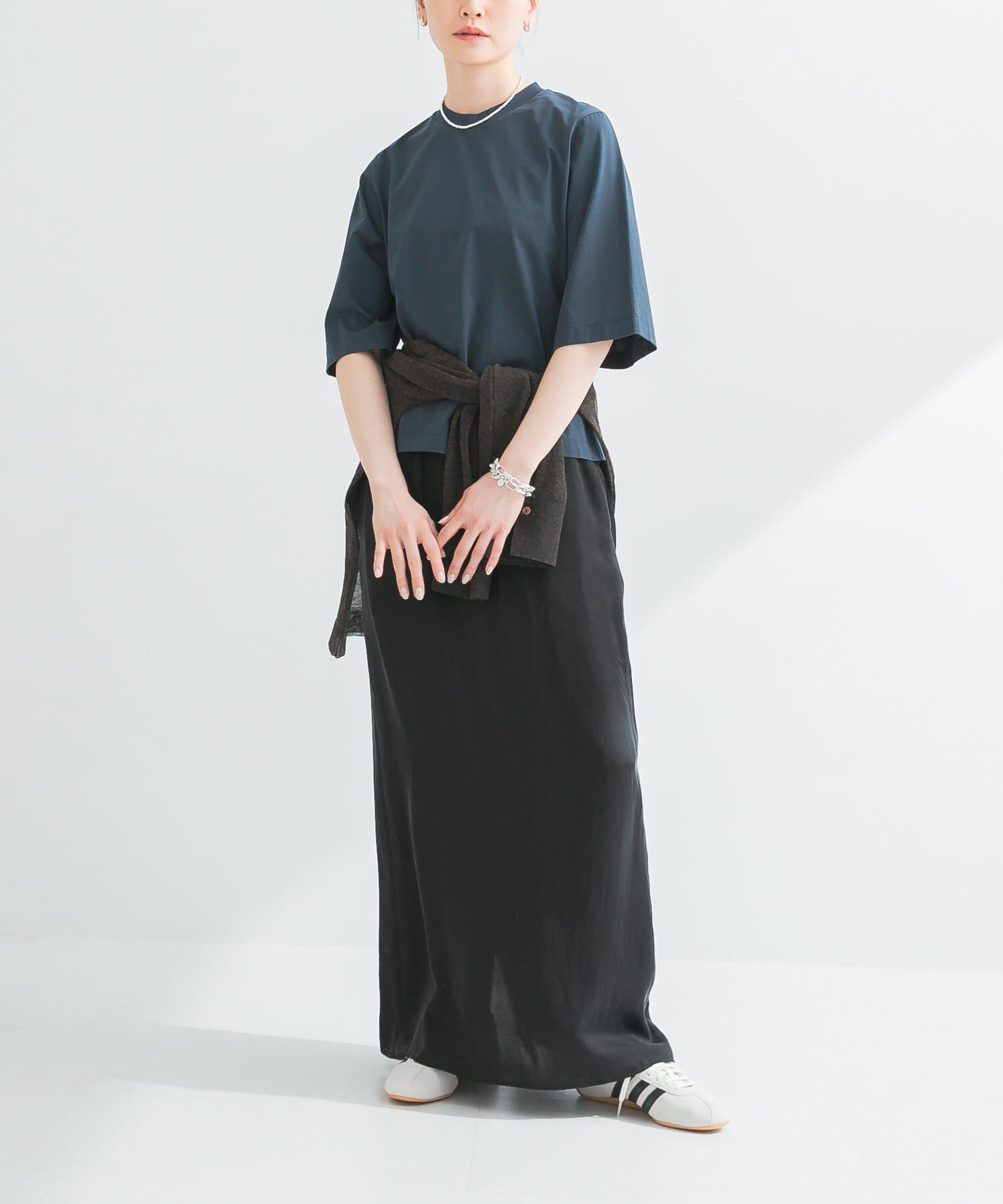 URBAN RESEARCH「スーピマコットンハーフスリーブカットソー」|Tシャツ・カットソー|